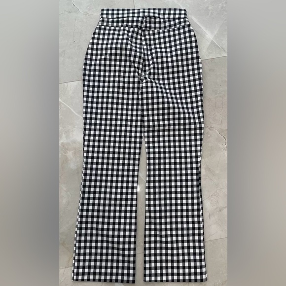 Free People Pants - New Free People Pants Size XS Black White Crop Flare Mid Rise Cotton Blend